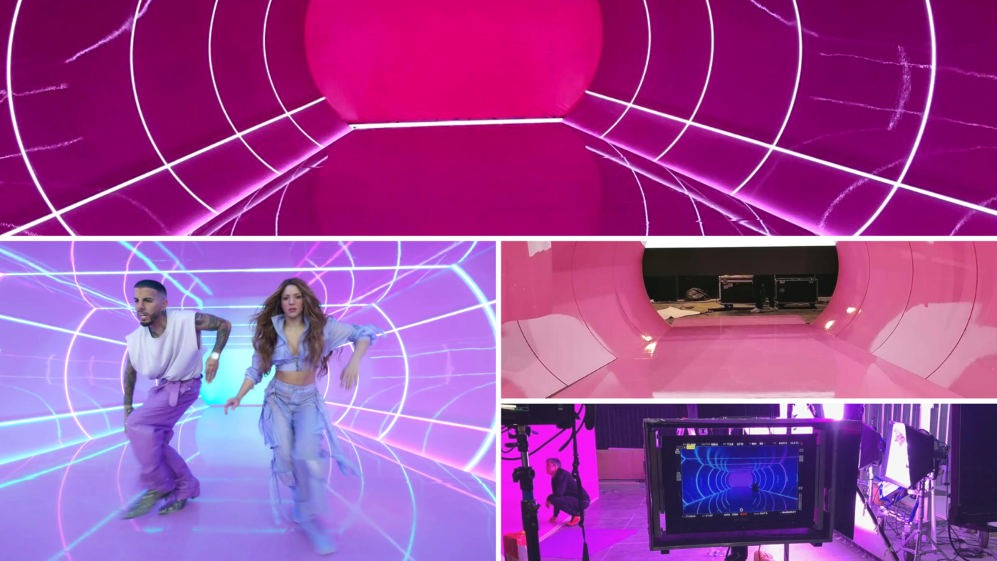 80001 Vinilo Transparente Crystal Clear en videoclip Shakira - Nova Prisma Digital