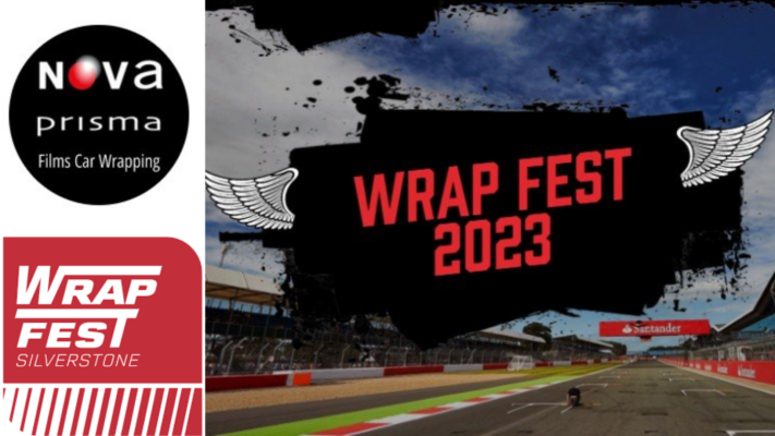 Wrap Fest 2023 reúne a la élite mundial del car wrapping en Silverstone El pasado 26 - 27 de abril asistimos a Wrap Fest 2023 en Silverstone (UK) un nuevo evento de rotulación, organizado por FESPA y visitado por Nova Prisma Car wrapping